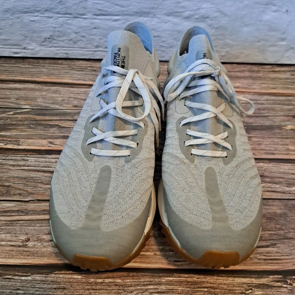 The North Face Vectiv Escape Mens 13 Grey White Trail Running Shoes NF0A5G3K